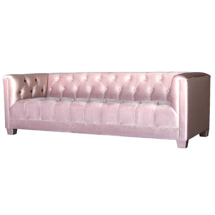 Luxor 3 Seater Mauve
