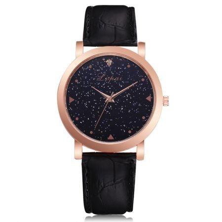 Lvpai P380 Women Starry Romantic PU Quartz Watch