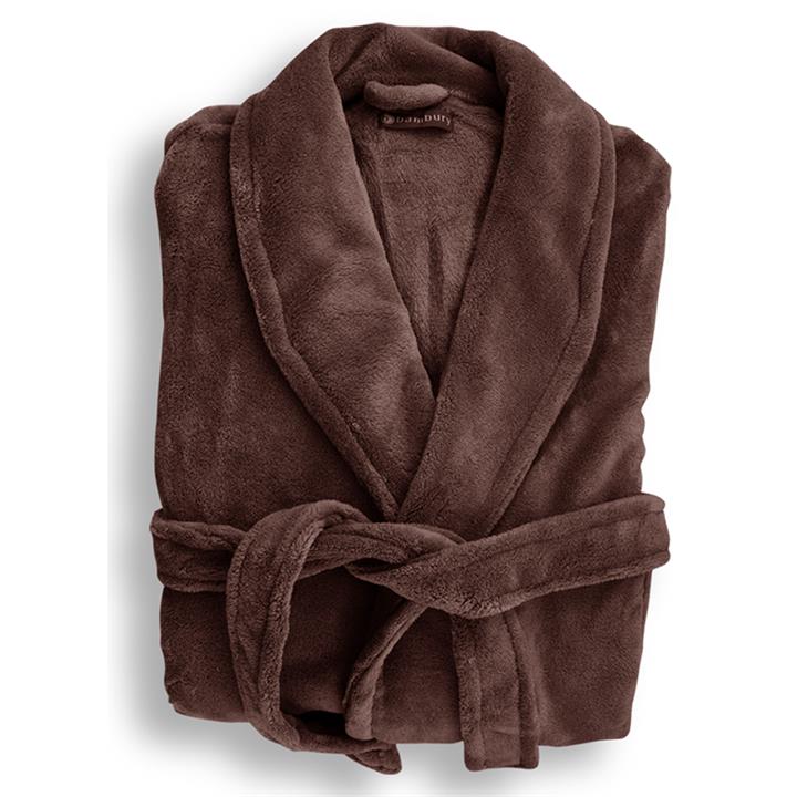 L/XL Microplush Robe Bitter Chocolate