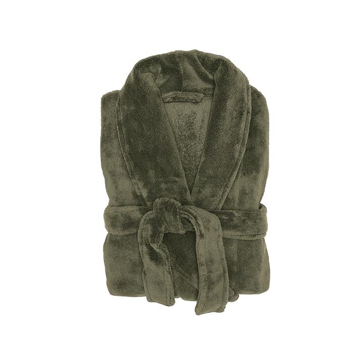 L/XL Microplush Robe Olive