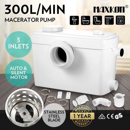 Macerator Sewage Pump Automatic Flush for Toilet Sink Shower Bathroom