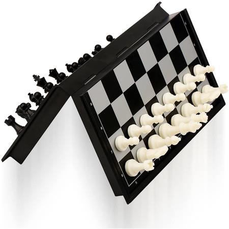 Magnetic Travel Chess Set with Folding Chess Board Educational Toys for Kids and Adults