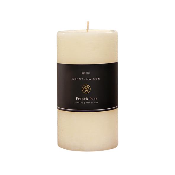 Maison SET 6 Pillar Candle French Pear 3x6