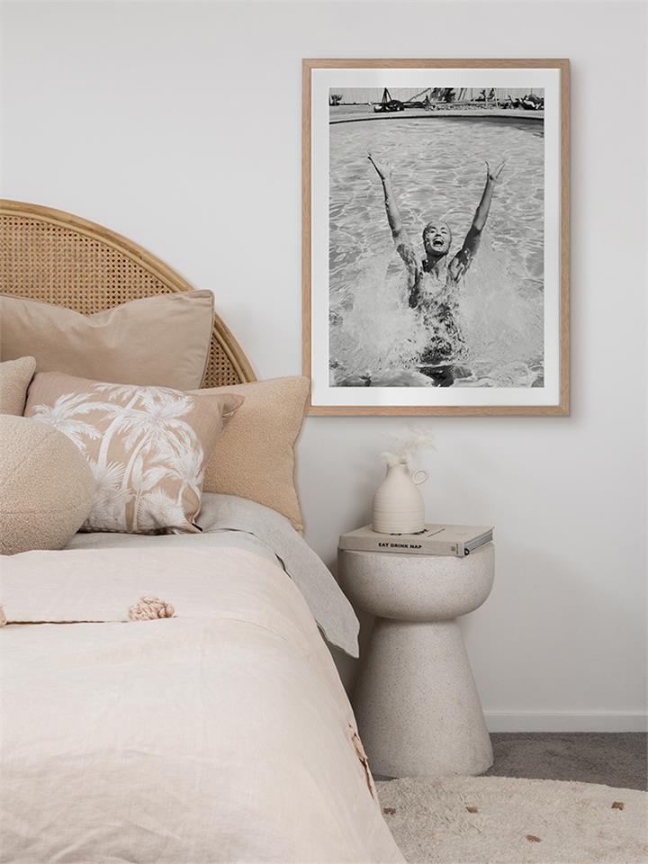 Make a Splash - Frame Black - With Mat - 84x105 - Portrait