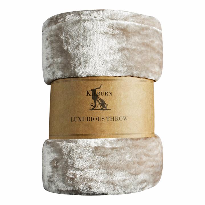 Mandell Fleece Throw Natural
