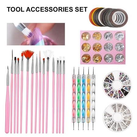 Manicure Nail Art tools kit 44PCS