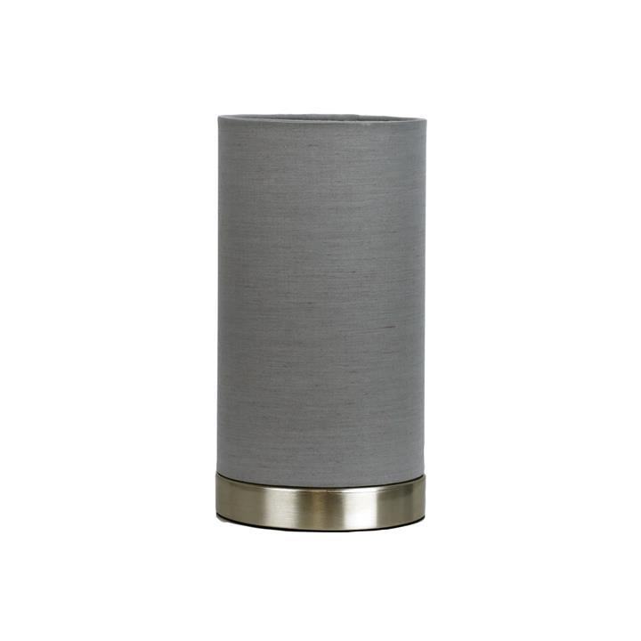 Mantel Touch Lamp W/ Grey Shade On-Off
