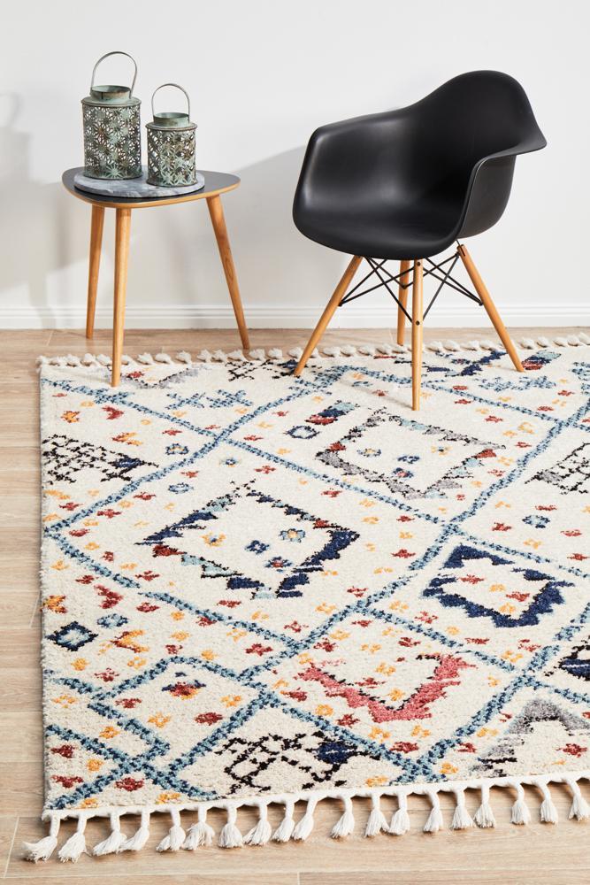 Marrakesh 111 White Rug - 180X120CM