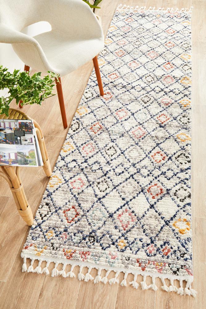 Marrakesh 666 Multi Runner Rug - 300X80CM