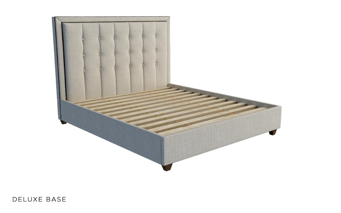 Mars-astor custom bed frame with choice of standard base