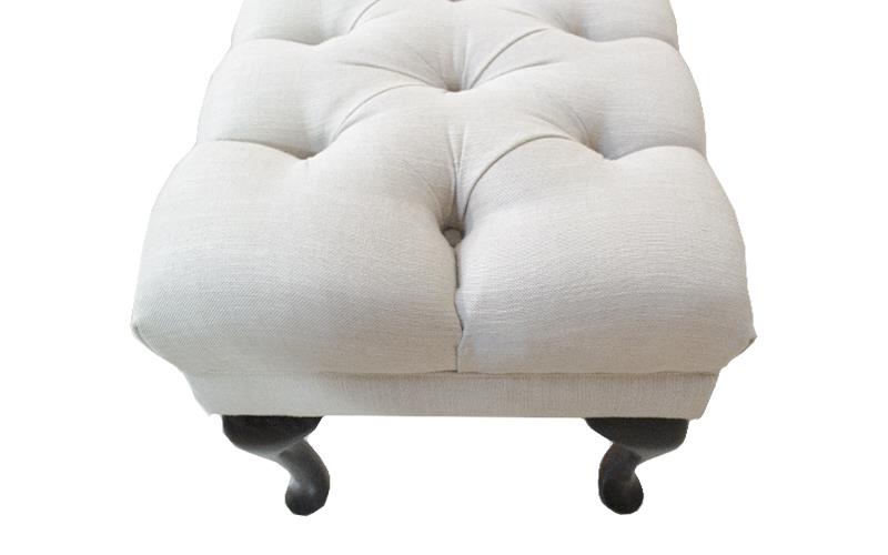 Marseille custom upholstered ottoman