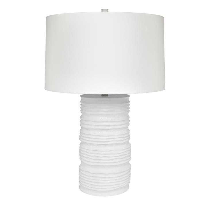Matisse Table Lamp - White w White shade