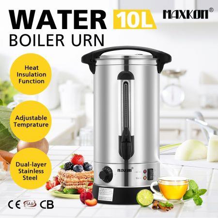 Maxkon 10L Hot Water Urn Instant Hot Water Dispenser with Double Layer