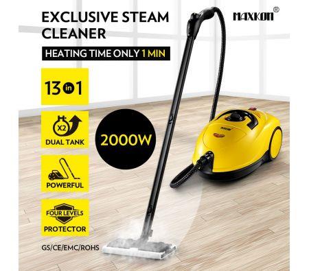Maxkon 3.4L Commercial Home High Pressure Steam Cleaner Mop Carpet Floor Window