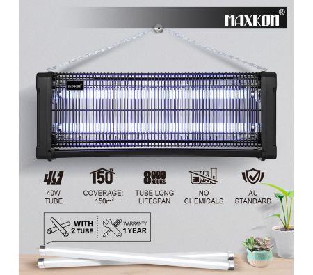 Maxkon 40W Insect Killer Eco Mosquito Fly Bug Zapper Electronic Home Pest Control - Black