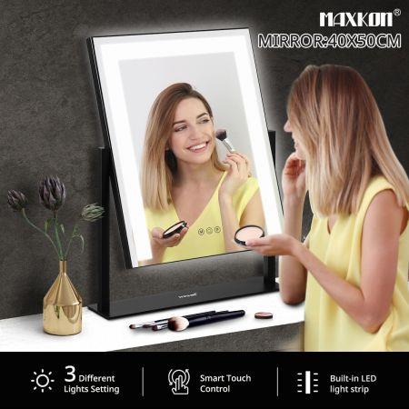 Maxkon Hollywood Style Makeup Mirror with Lights with Touch Control