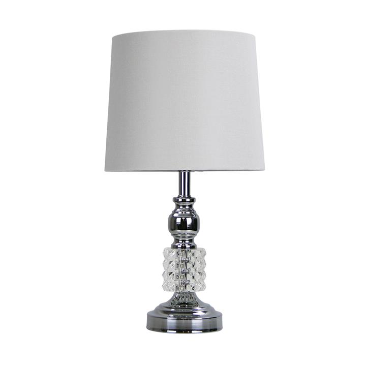 Maya.1 Crystal & Chrome Table Lamp