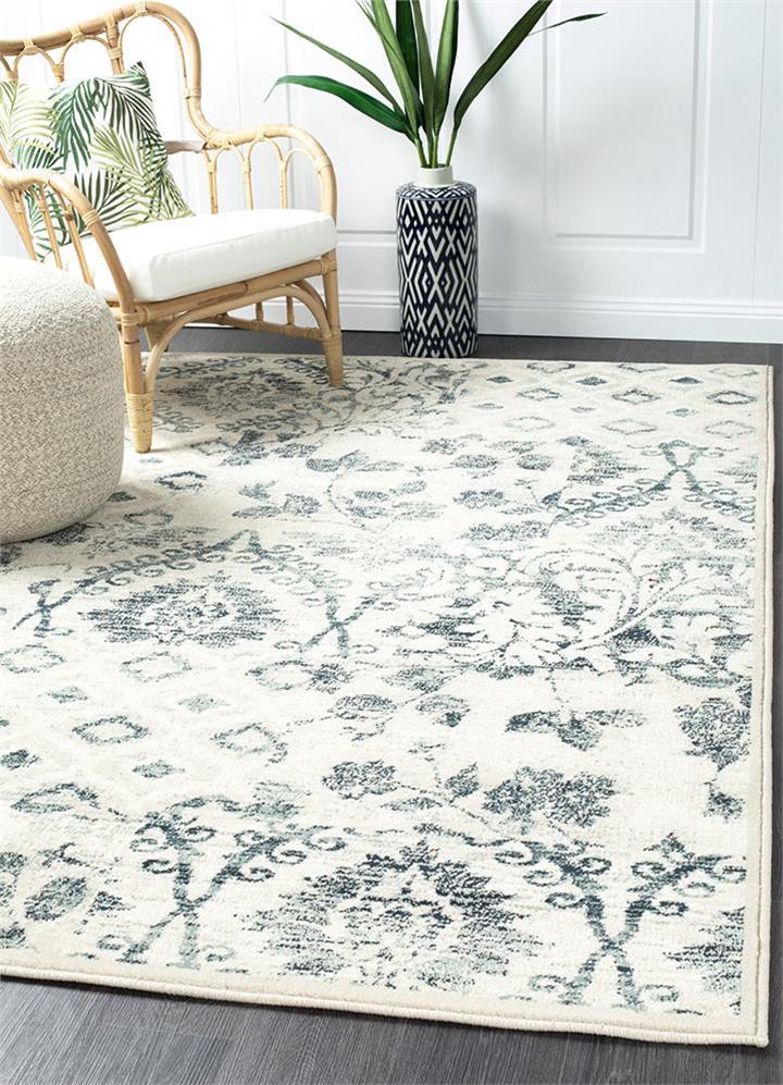 Mayfair Illusion Blue Runner Rug 300X80cm