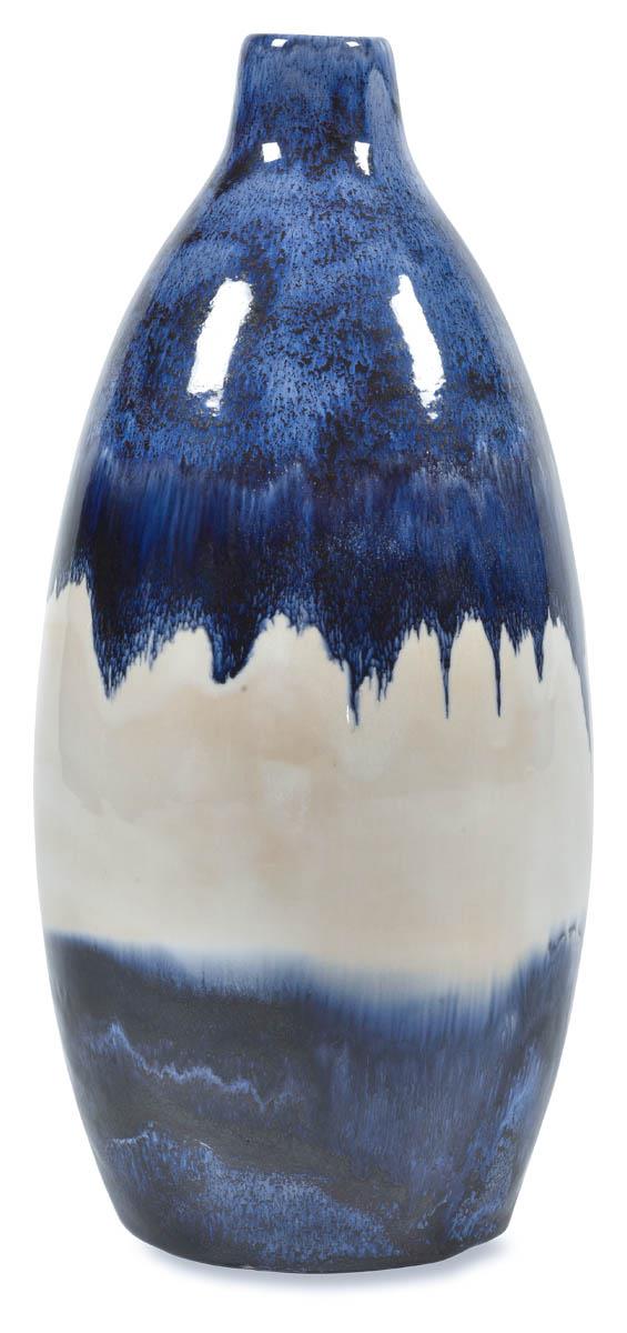 Mediterranean Ceramic Glazed Vase Large