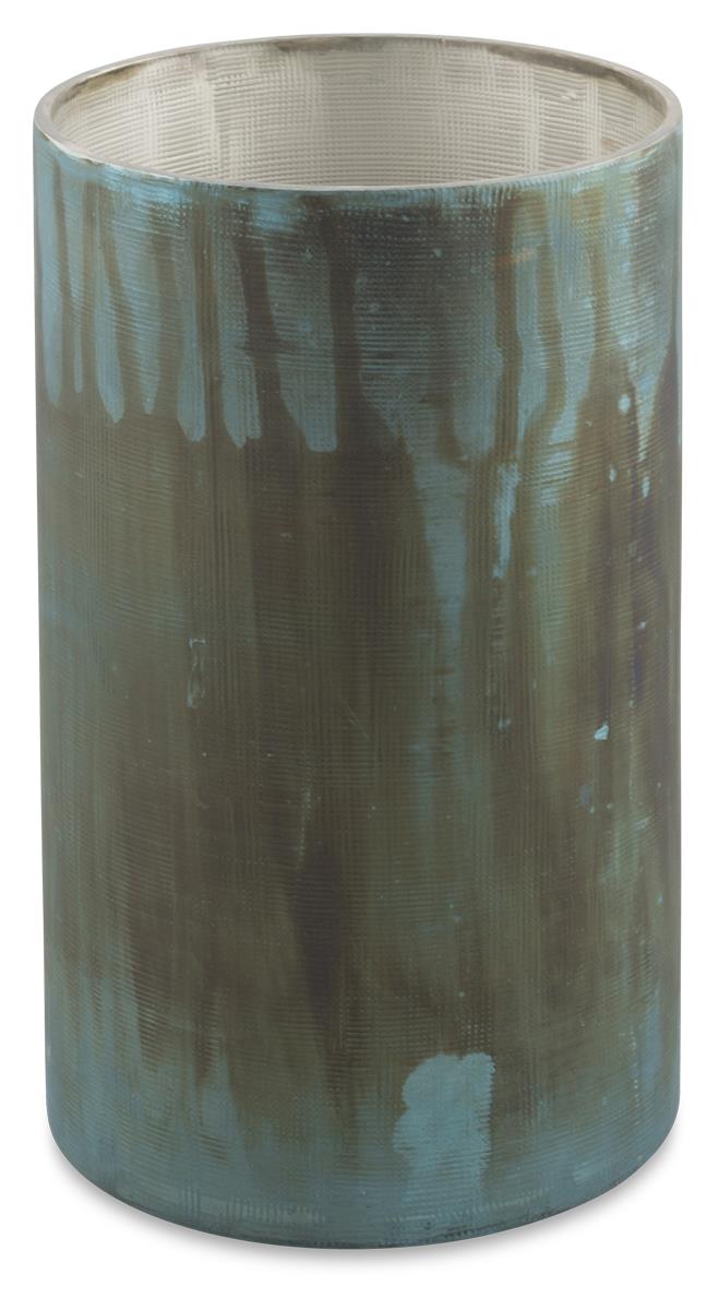 Medium Eshan Etched Mesh Glass Candle Holder