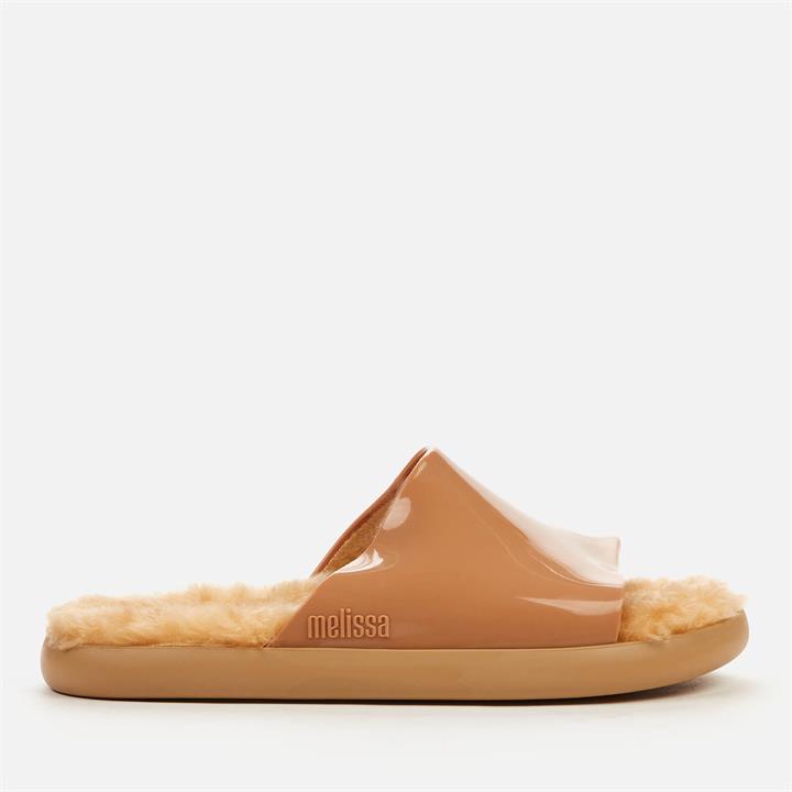 Melissa Women's Fluffy Slide Sandals - Sand - UK 5