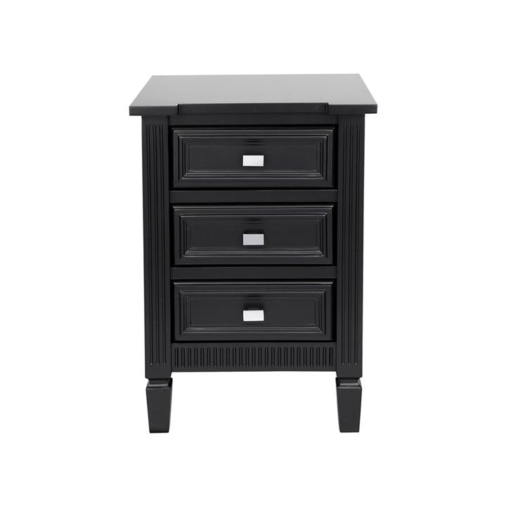 Merci Bedside Table - Small Black