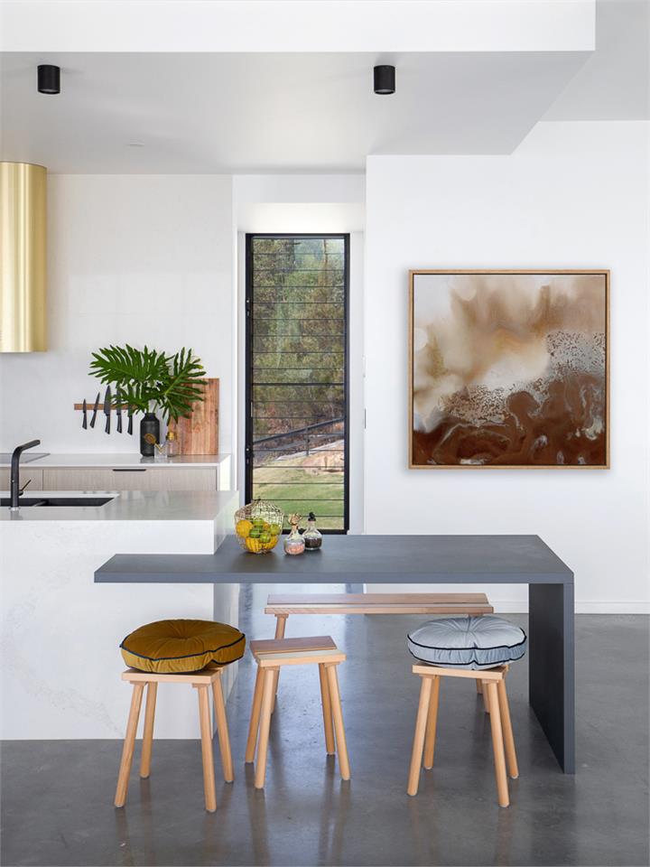 Metalicious I - Oak Box Frame Canvas - 90x90