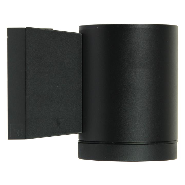 Metro Single Black Wall Light Gu10