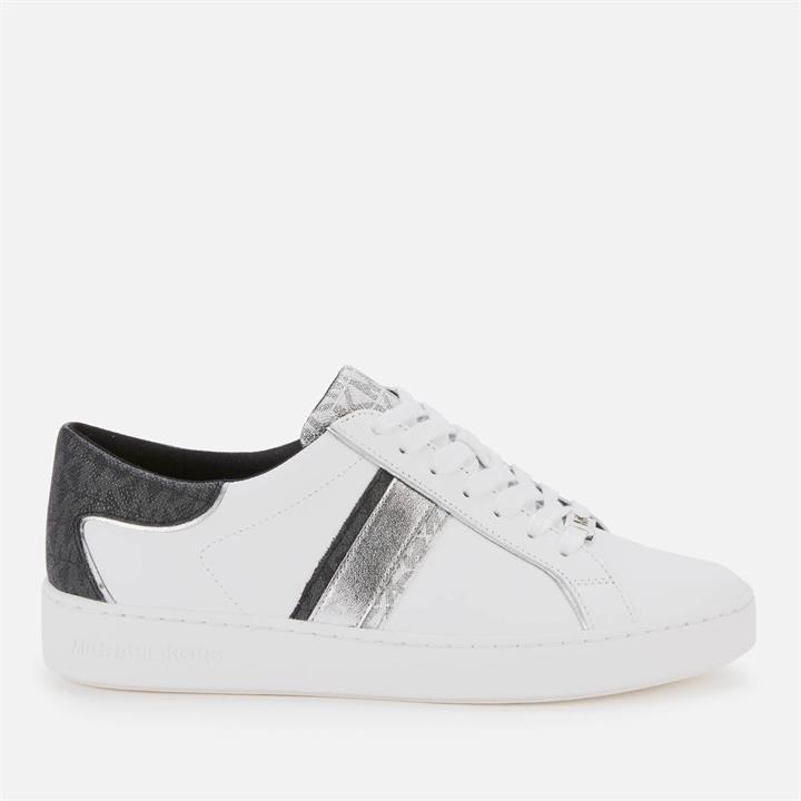 MICHAEL Michael Kors Women's Keaton Stripe Cupsole Trainers - Bright White - UK 3