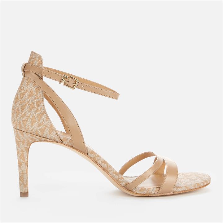 MICHAEL Michael Kors Women's Kimberley Barely There Heeled Sandals - Camel - UK 3