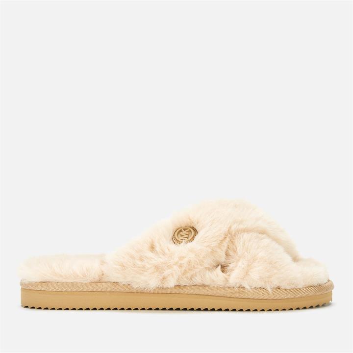 MICHAEL Michael Kors Women's Lala Slide Slippers - Camel - UK 4