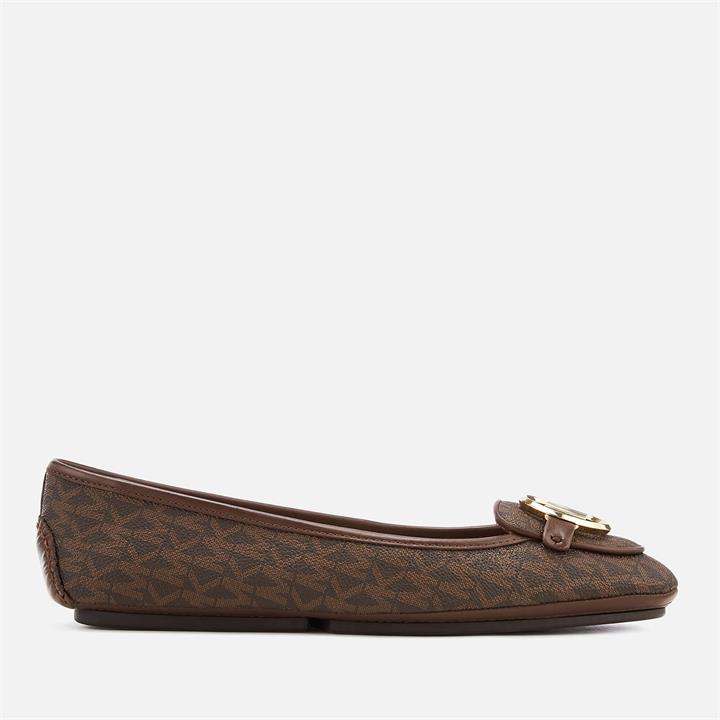 MICHAEL MICHAEL KORS Women's Lillie Moc Flats - Brown - UK 3/US 6