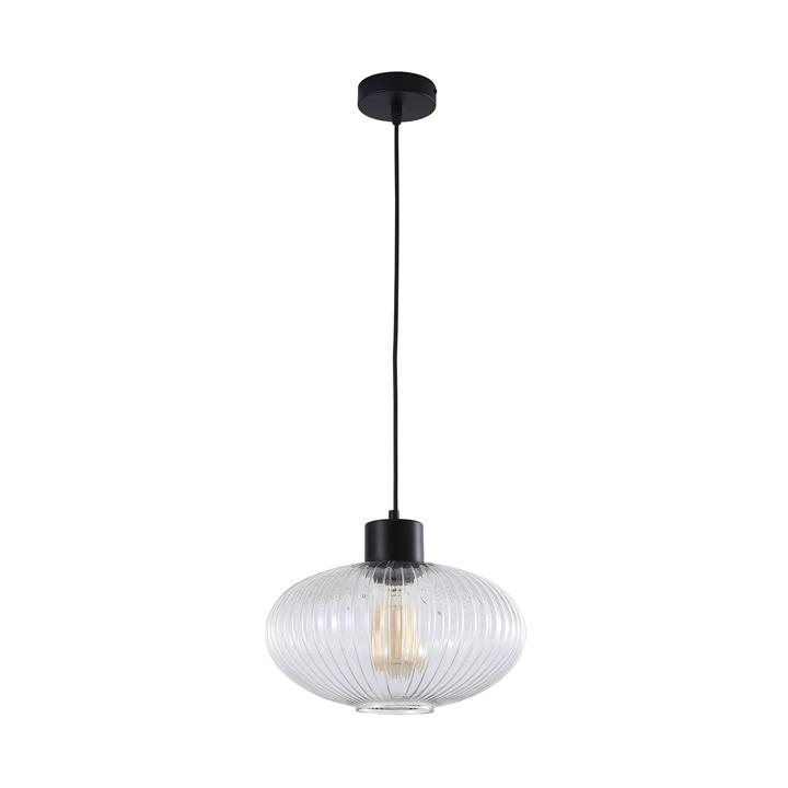 Miller.300 Single Pendant Clear/Black