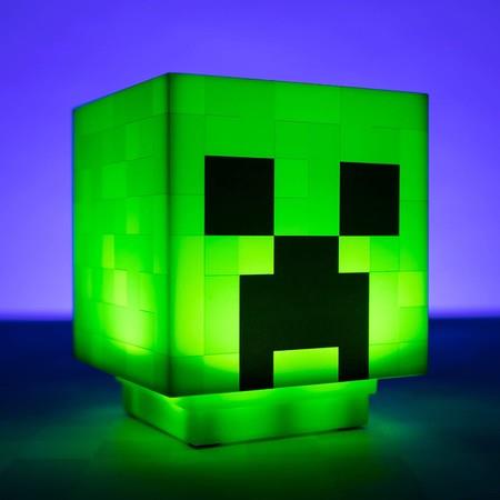 Minecraft Light BDP with Creeper Sounds Powered by 2X AAA Batteries Gree,Green,11cm