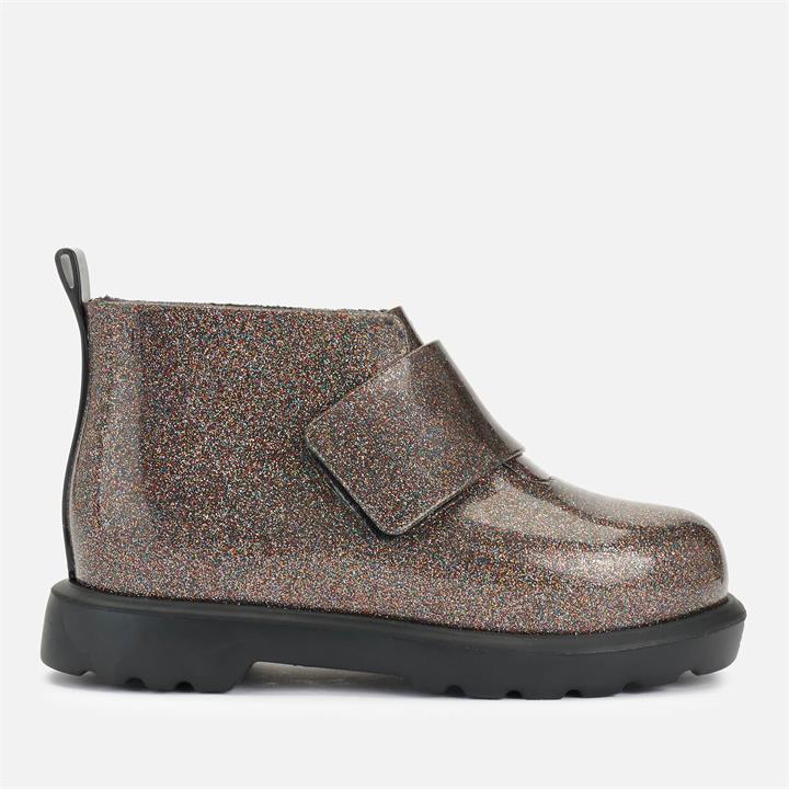 Mini Melissa Toddler's Mini Chelsea Boots - Black glitter - UK 5 Toddler