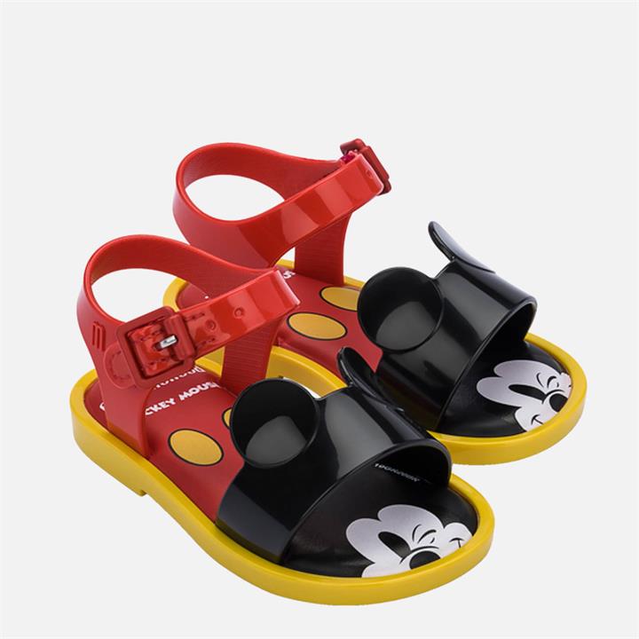 Mini Melissa Toddlers' Mini Disney Sandals - Red Mickey - UK 5 Toddler