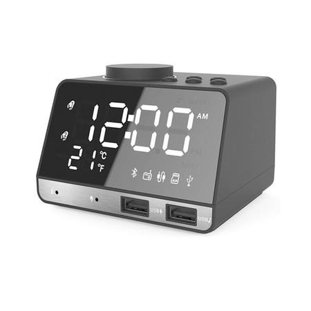 Mini Speaker with Digital Clock with USB Port