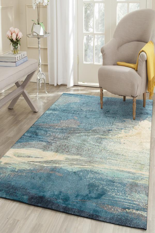 Monet Stunning Blue Rug 320x230cm