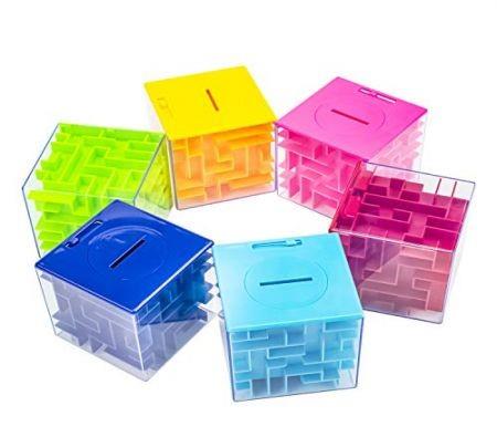 Money Maze Puzzle Piggy bank A Fun Unique Way to Give Gifts for People You Love, Great for Kids and Adults 1 pc