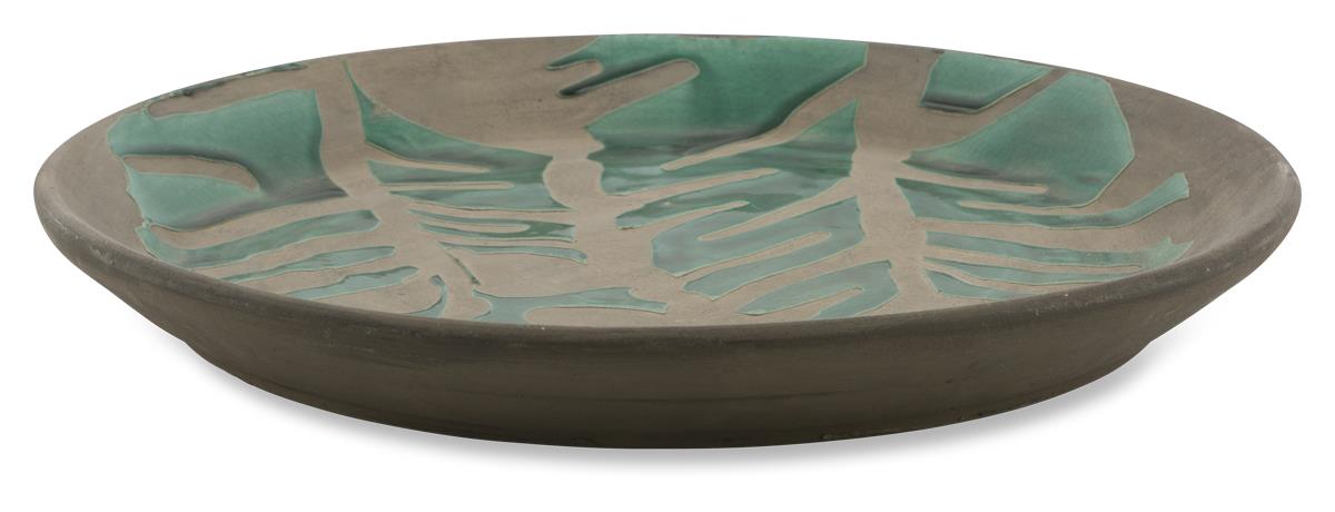 Monstera Large Charger Plate