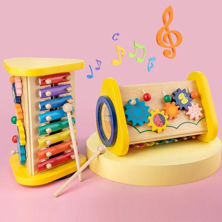 Multifunction 3-in-1 Triangle Symphony Percussion Instrument