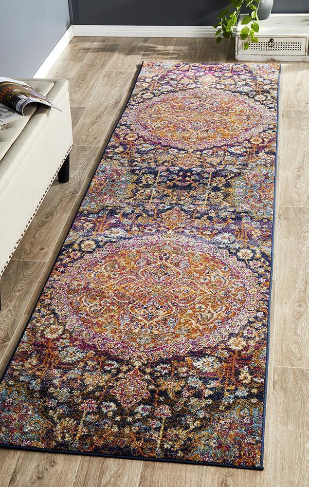 Museum Preston Multi Coloured Rug 300X80