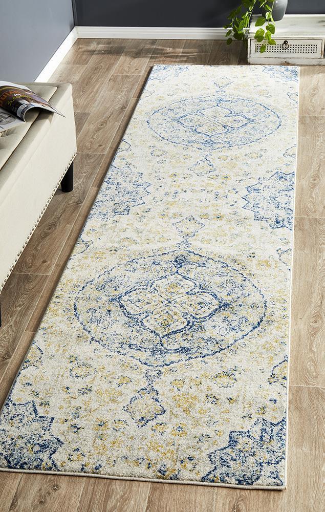 Museum Tyler Sky Blue Rug 300X80