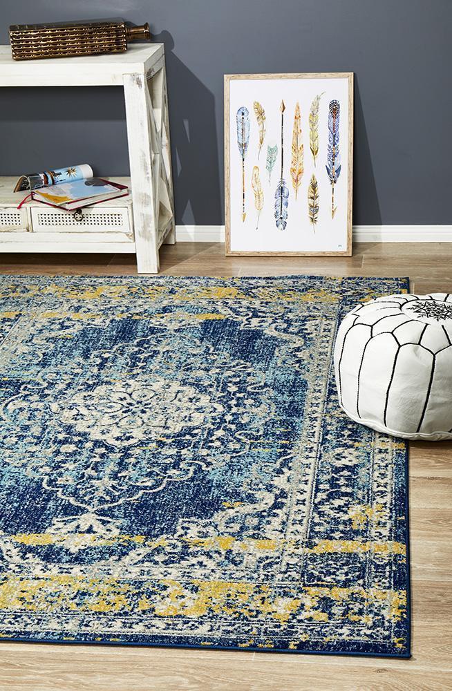 Museum Wilson Navy Rug 290X200