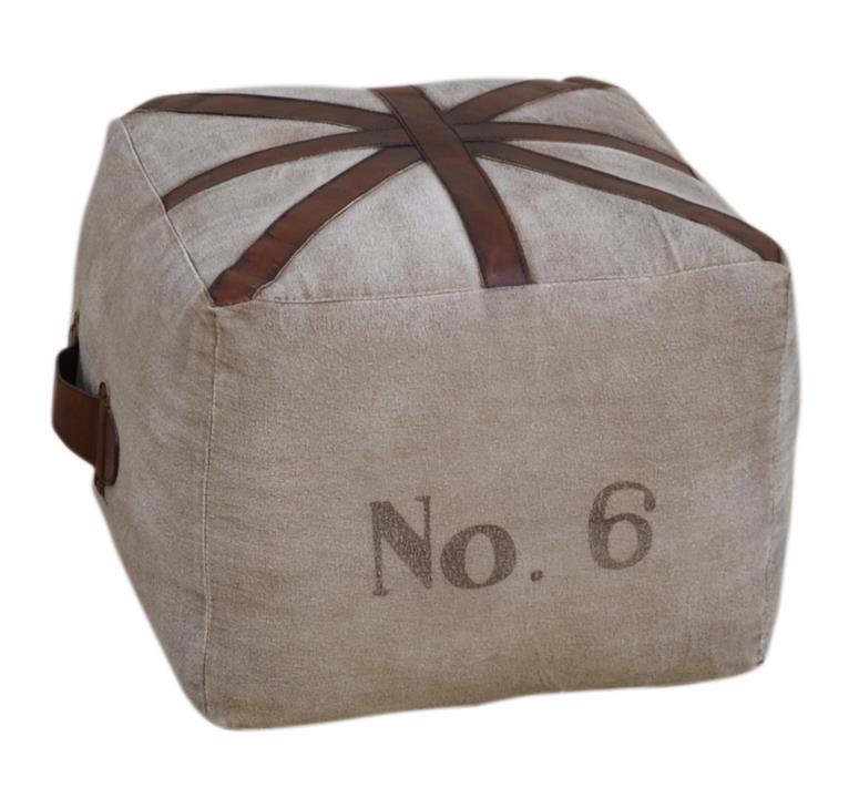 N0.6 Square Ottoman