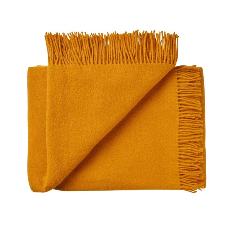 Nevis Throw - Saffron