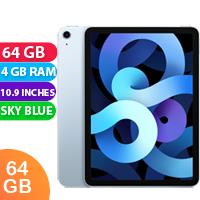 New Apple iPad Air 10.9 2020 Wifi 4GB RAM 64GB Sky Blue (1 Year Warranty)