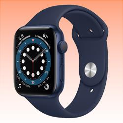 New Apple Watch Series 6 Aluminium GPS+Cellular M07J3 44mm Blue (FREE INSURANCE + 1 YEAR AUSTRALIAN WARRANTY)