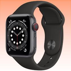 New Apple Watch Series 6 Cellular 40mm Black Sport Band (FREE INSURANCE + 1 YEAR AUSTRALIAN WARRANTY)