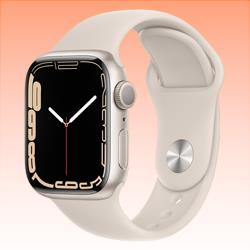 New Apple Watch Series 7 Aluminium GPS MKMY3 41mm Starlight (FREE INSURANCE + 1 YEAR AUSTRALIAN WARRANTY)